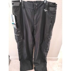 ▪️NWT Ocean & Earth Baggy Black Cargo Snow Pant Gorpcore XXL rugged utility Y2K